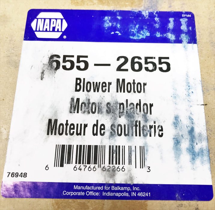 Napa Blower Motor Assembly 655-2655 (6552655) NOS