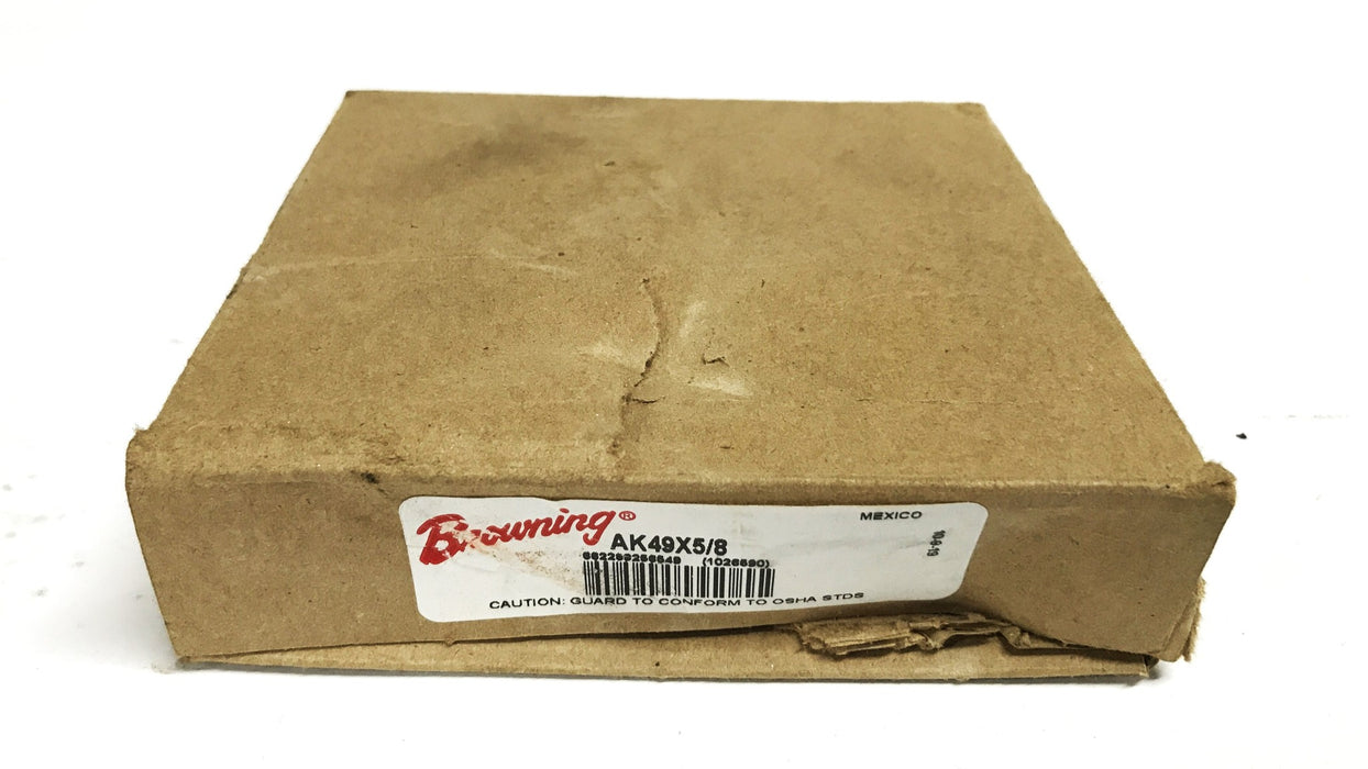 Browning 5/8 inch 1-Groove V-Belt Pulley AK49X58 NOS
