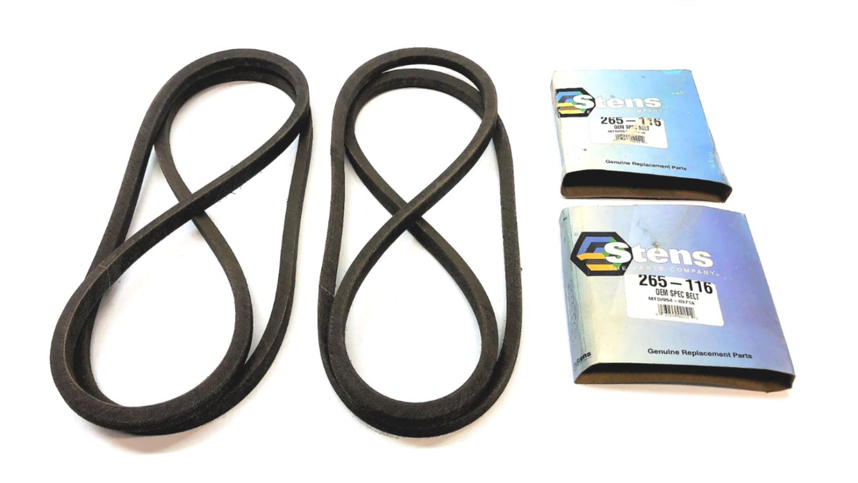 Stens Replacement Belt 265-116 [Lot of 2] NOS