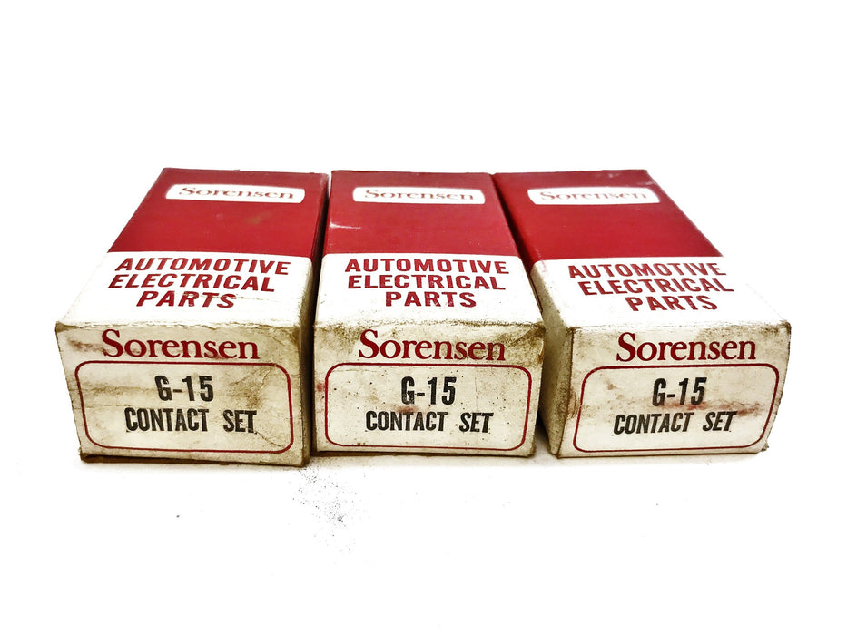 Sorensen Ignition Contact Set G-15 [Lot of 4] NOS