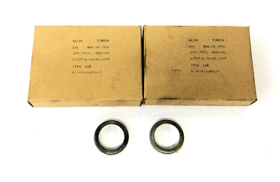 Timken Tapered Roller Bearing Cup A2126 [Lot of 2] NOS