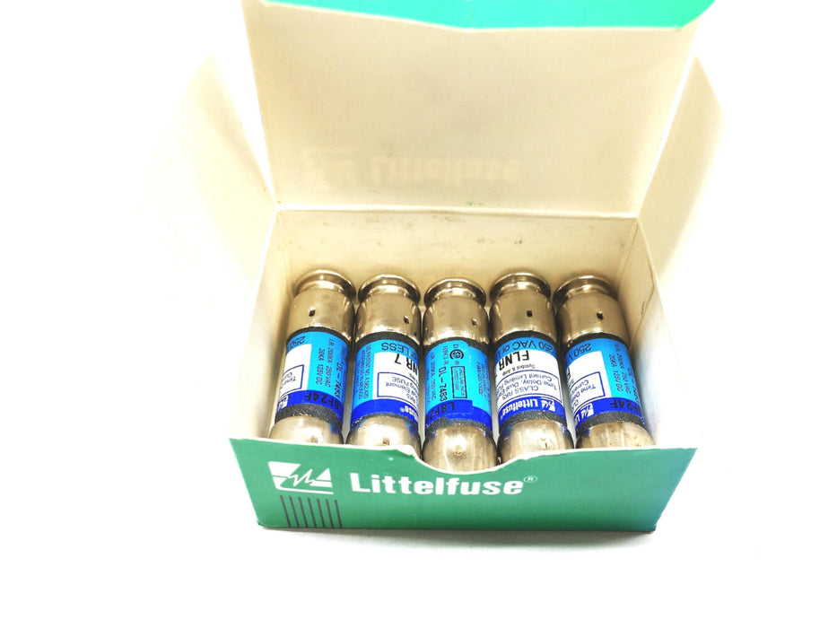 Littelfuse Powr-Gard Class RK5 250VAC Fuse FLNR 7 [Lot of 5] NOS