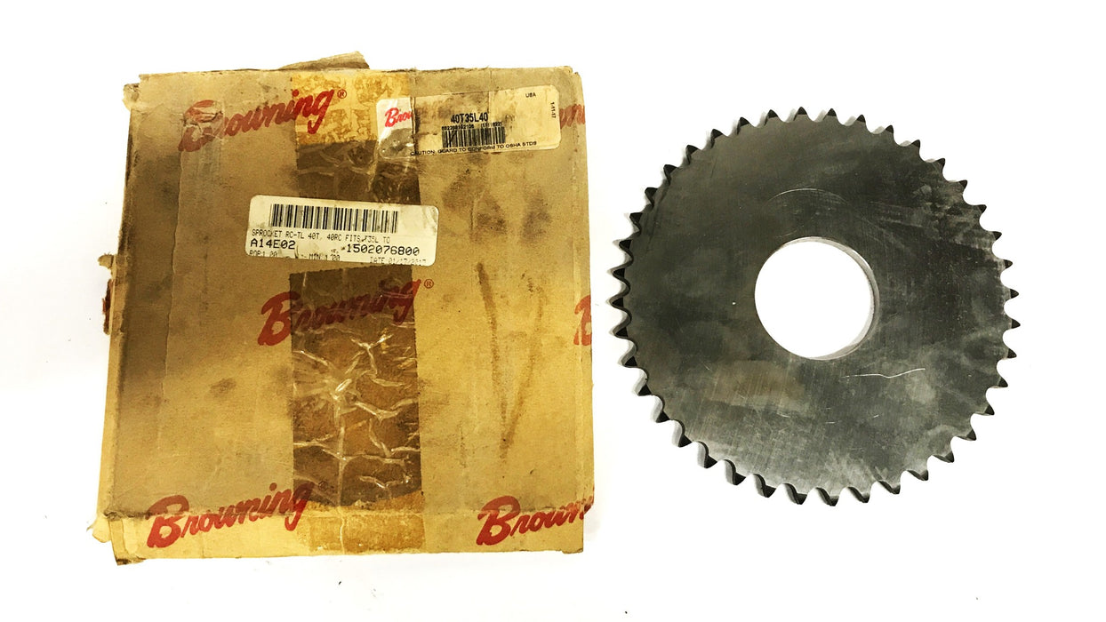 Browning Plate Roller Chain Sprocket 40T35L40 NOS