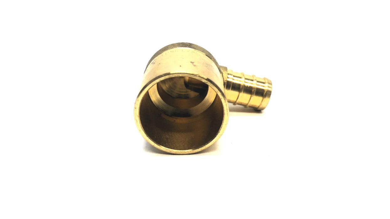 GTGlobe Pack of (25) 1/2" Pex x 3/4" Pex To Sweat Female Elbow L012P034FC-LF NOS