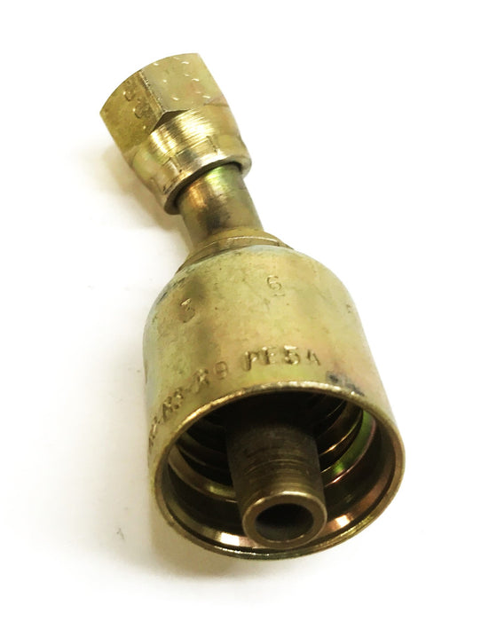 Parker 45 Degree Swivel Hydraulic Hose Fitting 13743-6-6 [Lot of 2] NOS