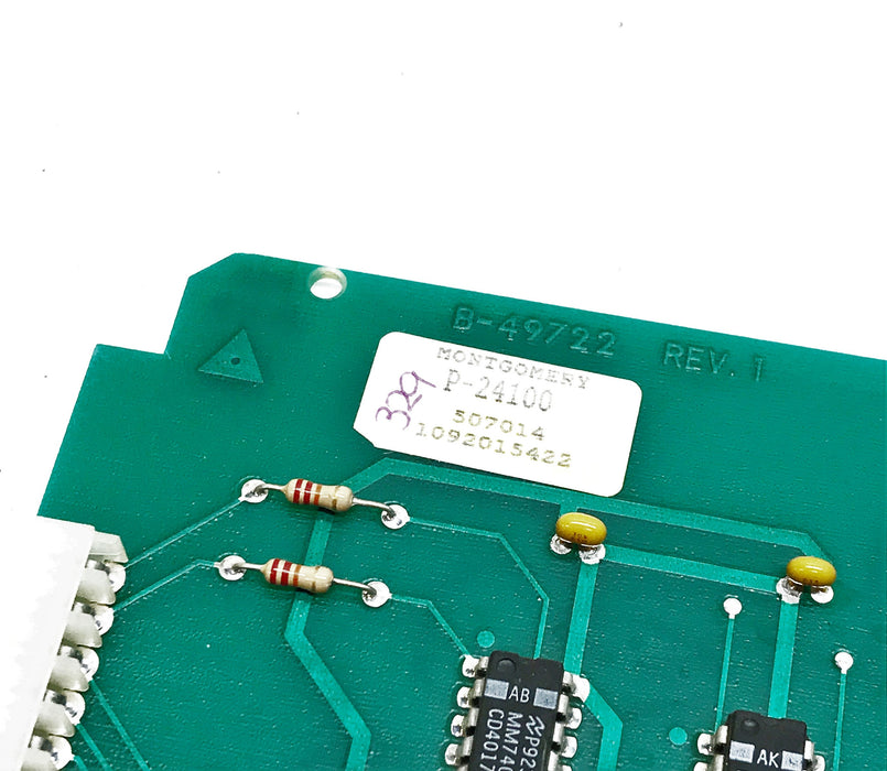Montgomery Kone  Elevator Relay Output PCB Circuit Board P-24100
