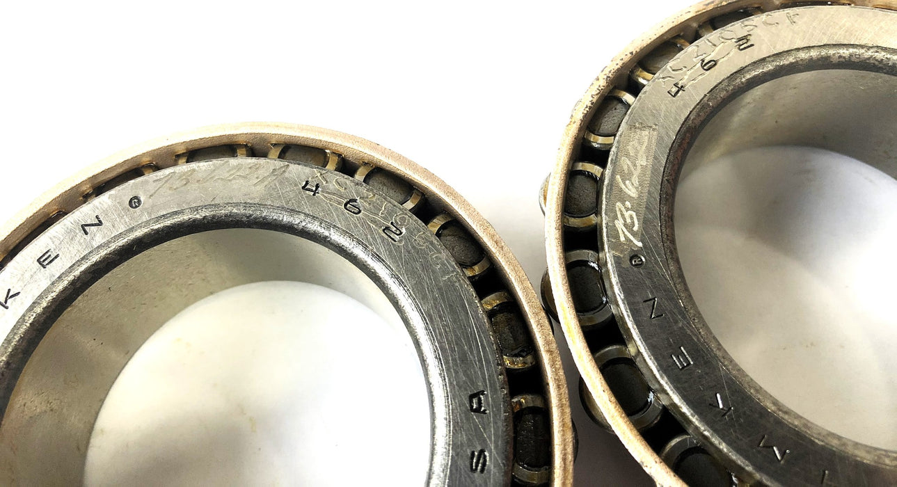 Timken 2 Piece Set Tapered Roller Bearing Cone 462 NOS