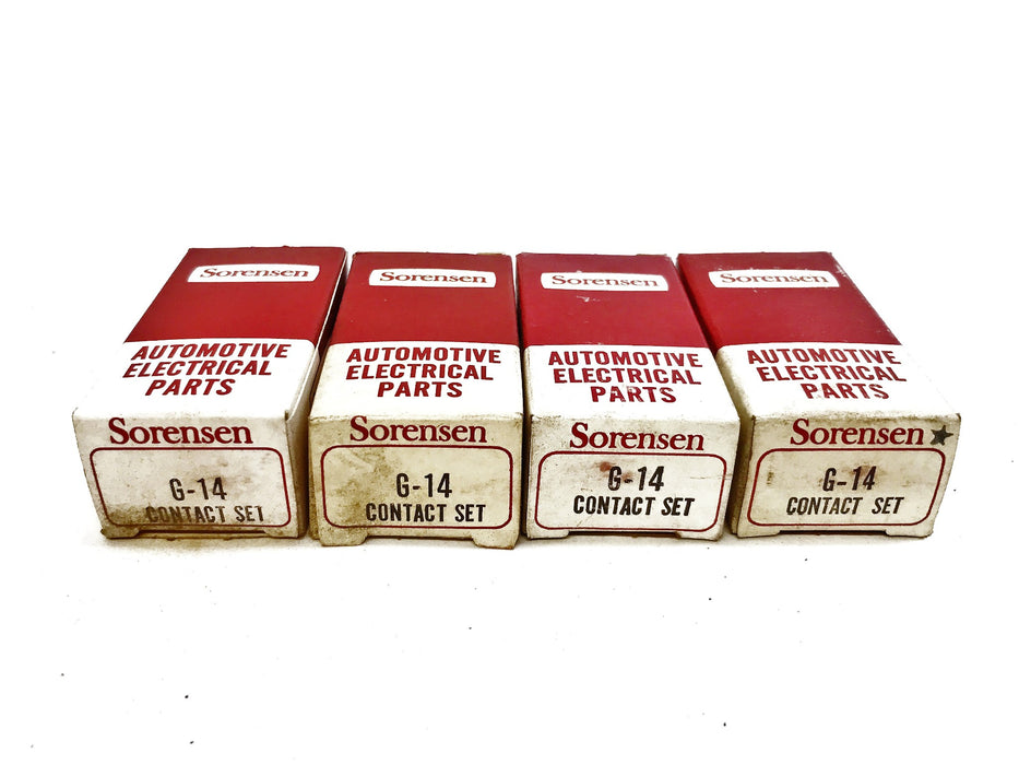 Sorensen Ignition Contact Set G-14 [Lot of 4] NOS