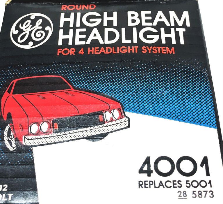 General Electric 12V High Beam Headlight 4001 [Lot of 2] NOS