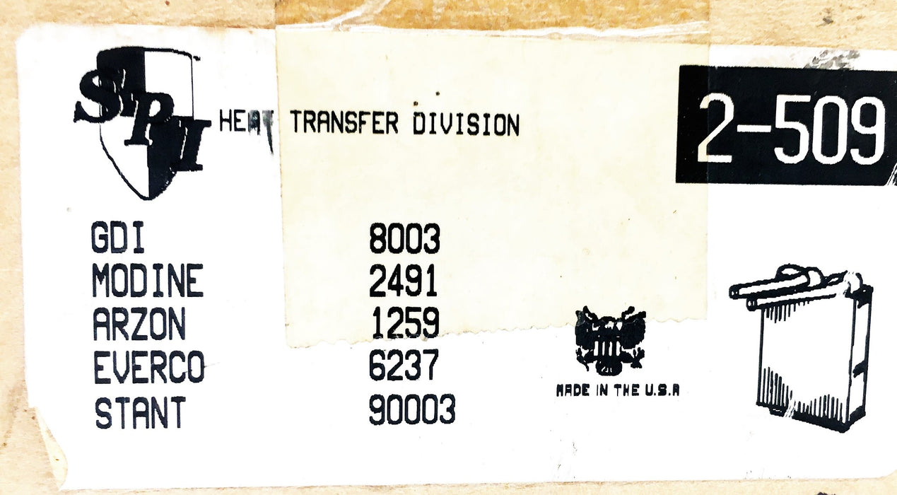 SPI Heater Core 2-509 NOS