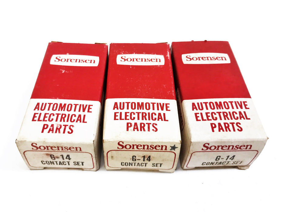 Sorensen Ignition Contact Set G-14 [Lot of 3 NOS