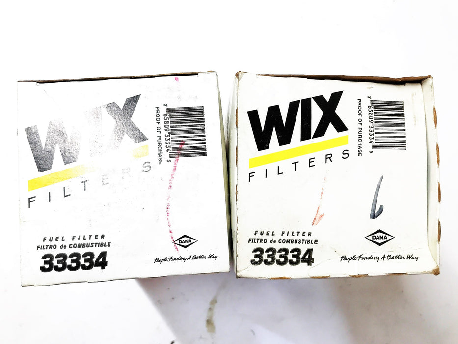 WIX Fuel Filter 33334 [Lot of 2] NOS
