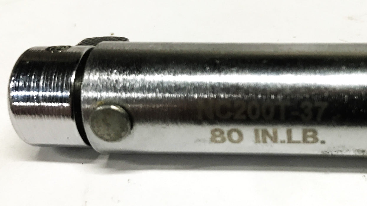 Seekonk 3/8" Drive, 80 lbs per inch (Fixed) Torque Wrench NC-200-T37-80 USED