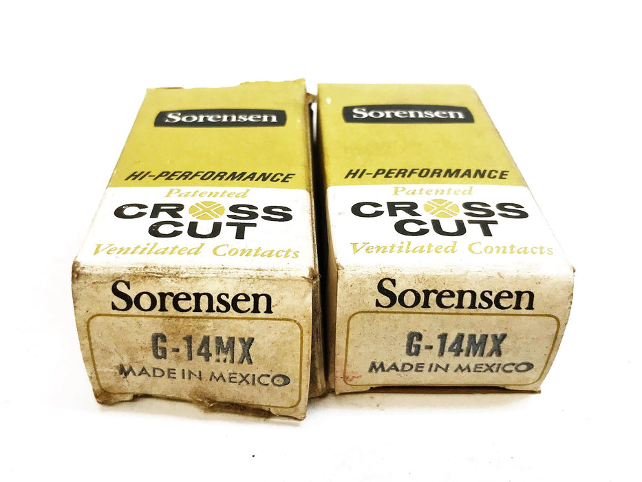 Sorensen Ignition Cross Cut Contact Set G-14MX [Lot of 2] NOS