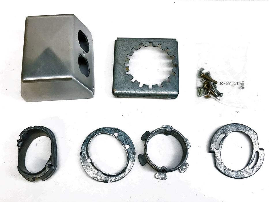Square D Company Fitting for 1 Duplex Receptacle G2-BB [Lot of 2] NOS