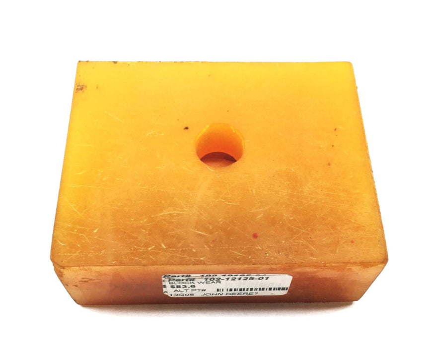 Unbranded Block Wear For John Deere 102-12125-01 (13G05) NOS