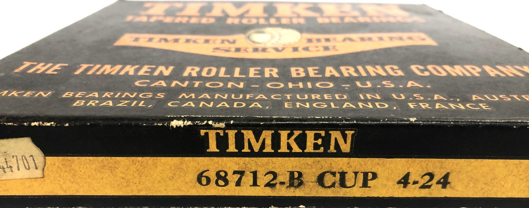 Timken 4-24 Tapered Roller Bearing Flange Cup 68712B NOS