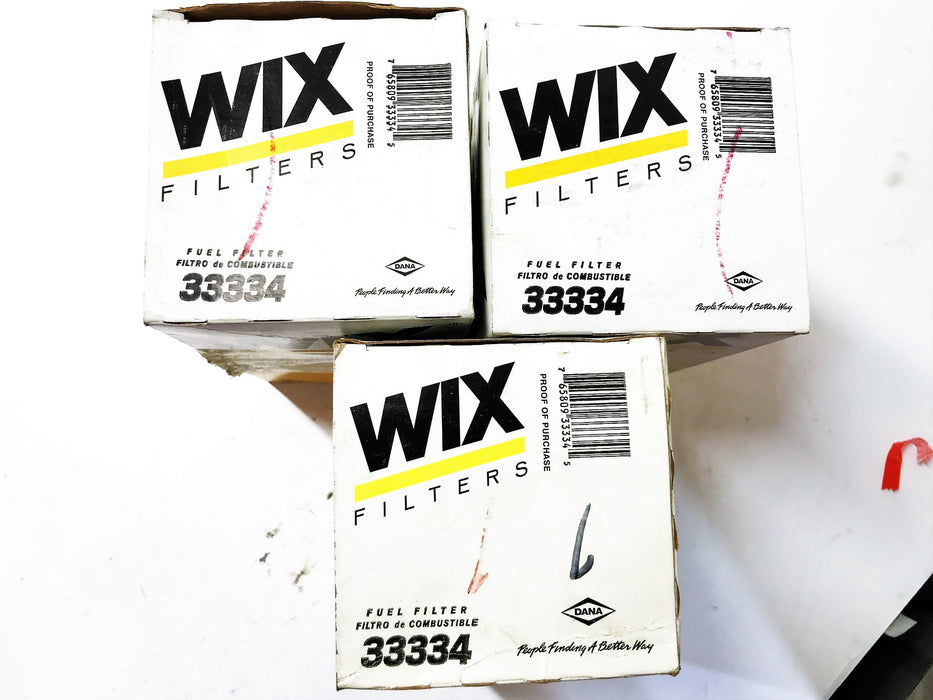 WIX Fuel Filter 33334 [Lot of 3] NOS