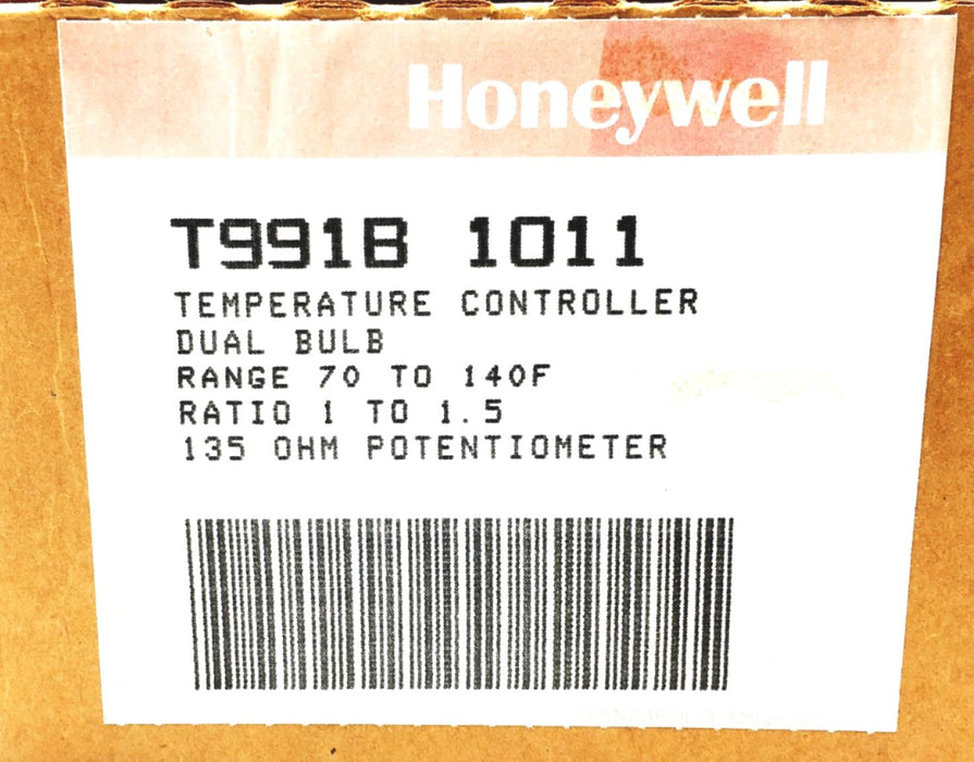 Honeywell Dual Bulb Temperature Controller T991B-1011 NOS