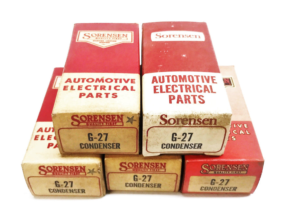Sorensen Ignition Condenser G-27 [Lot of 5] NOS
