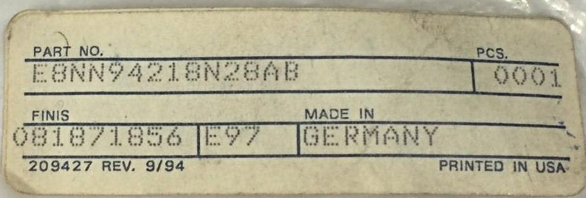 Washer for Case New Holland CNH E8NN94218N28AB NOS