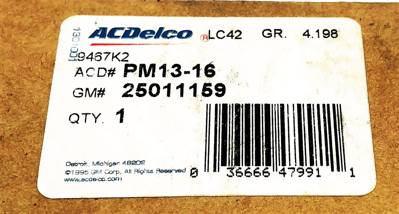 AC Delco Remote Transmission Filter Head With Filter PM13-16(25011159) NOS