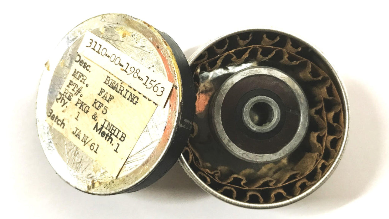 Fafnir Single Row Ball Bearing KF5 NOS