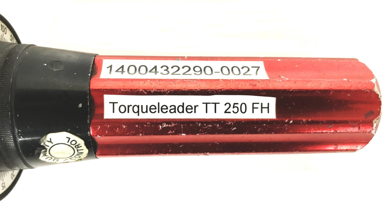 Torqueleader 1/4" F/Hex Drive Dial Screwdriver TT-250-FH USED