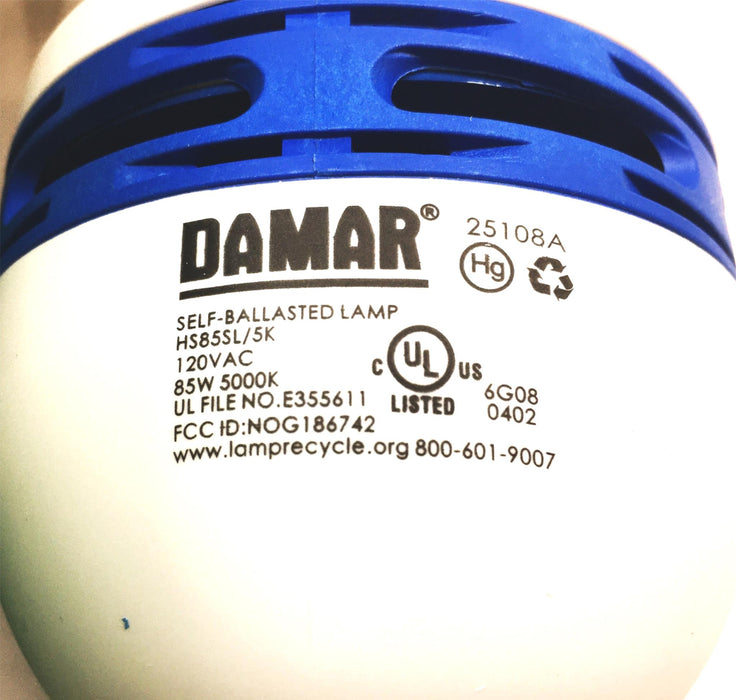 Damar E26 85W 120V 60Hz AC Electronic Self-Ballasted Lamp HS85SL/5K NOS