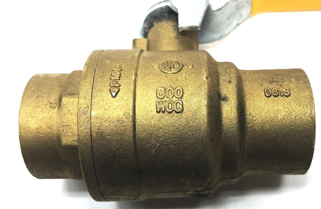 Watts Regulator 1-1/4" Brass Full Port Ball Valve FBVS-3C (0547113) NOS