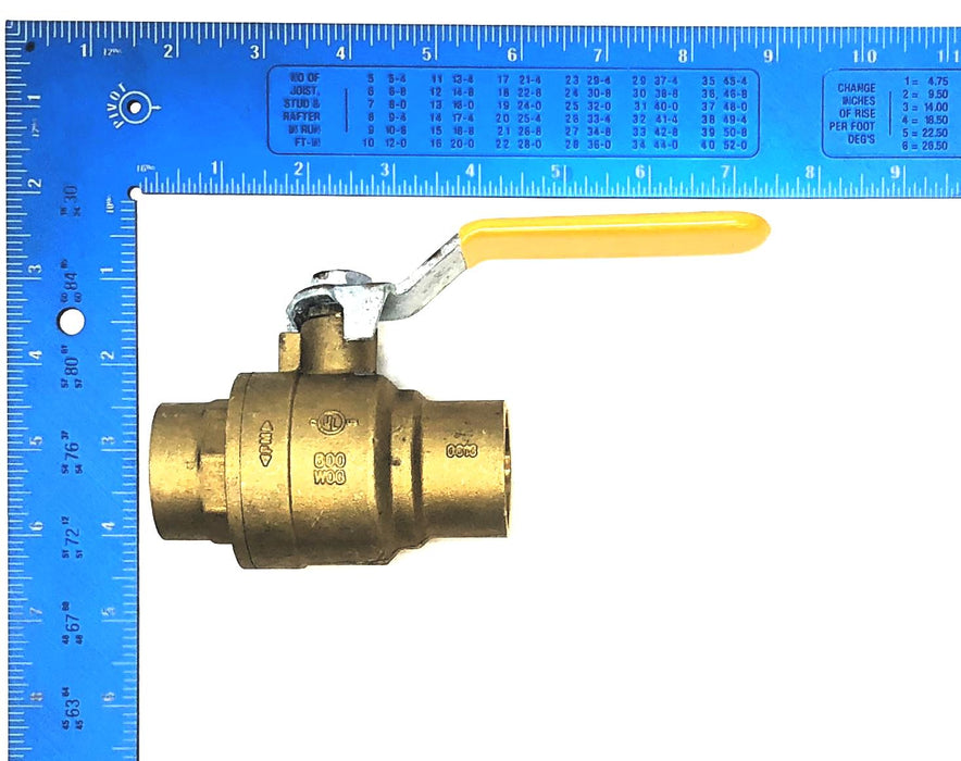 Watts Regulator 1-1/4" Brass Full Port Ball Valve FBVS-3C (0547113) NOS