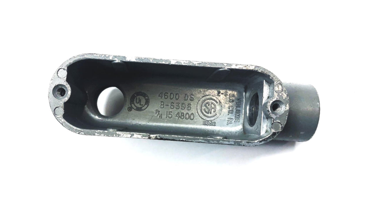 Killark 3.8 CU IN Conduit Body OLB-1 [Lot of 2] USED