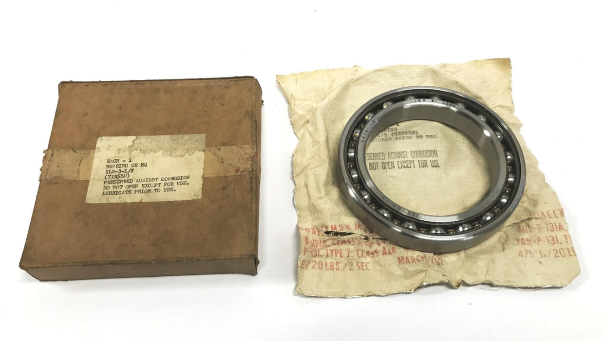 New Departure Single Row Ball Bearing 54031B/XLS-3-1/2 NOS