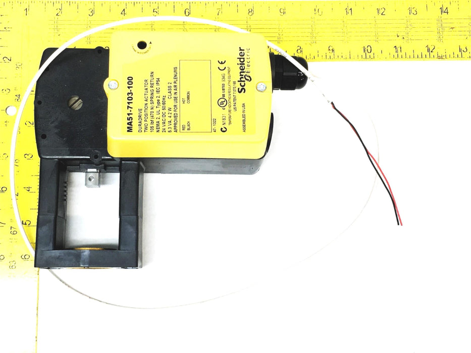 Schneider 24VAC/VDC 50/60HZ 2 Position Actuator Class 2 MA51-7103-100 NOS