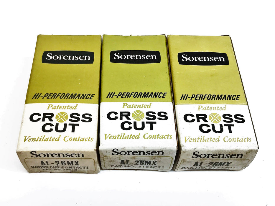 Sorensen Ignition Cross Cut Contact Set AL-26MX [Lot of 3] NOS