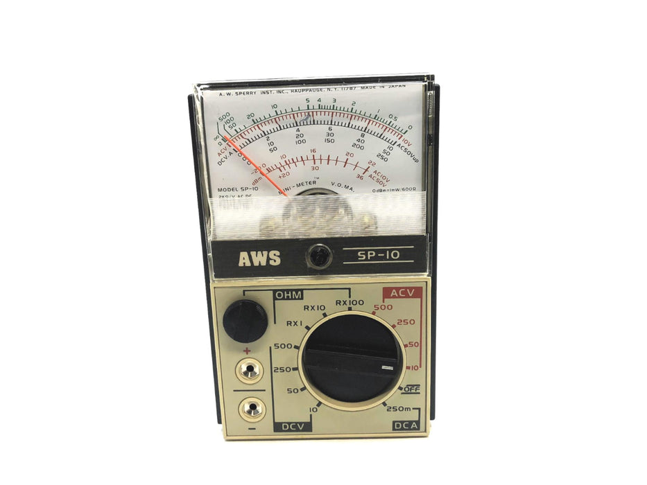 A.W. Sperry / AWS SP-10 OHMS / Volt Meter 74154 NOS