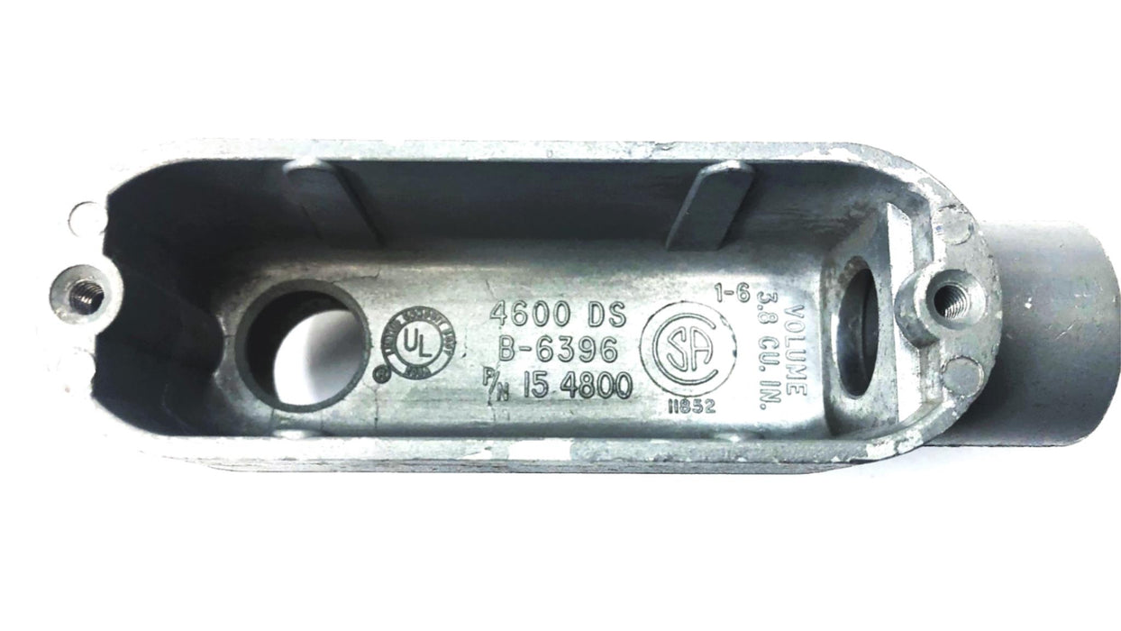 Killark 3.8 CU IN Conduit Body OLB-1 [Lot of 3] USED