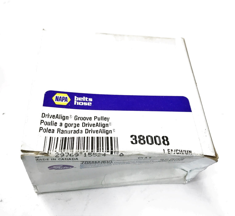 Napa/Gates "DriveAlign" Idler Pulley 38008 NOS