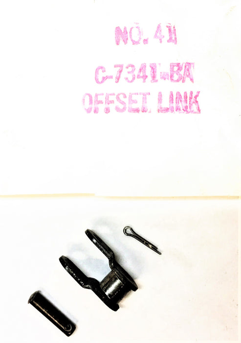 DIAMOND CHAIN COMPANY #41 Offset Link C-7341-BA [Lot of 2] NOS