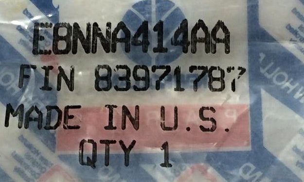 Grommet for Case New Holland CNH E8NNA414AA NOS
