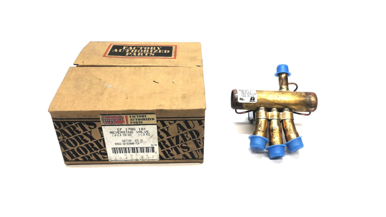 Ranco Reversing Valve EF17BG181-A (V3-310080-7CA) NOS