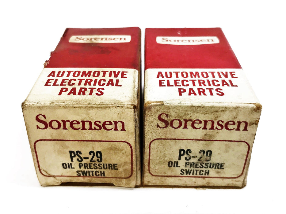 Sorensen Oil Pressure Switch PS-29 [Lot of 2] NOS