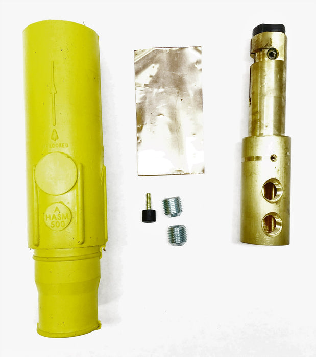 LEVITON Detachable Male Plug 17 Series 17D21-Y NOS