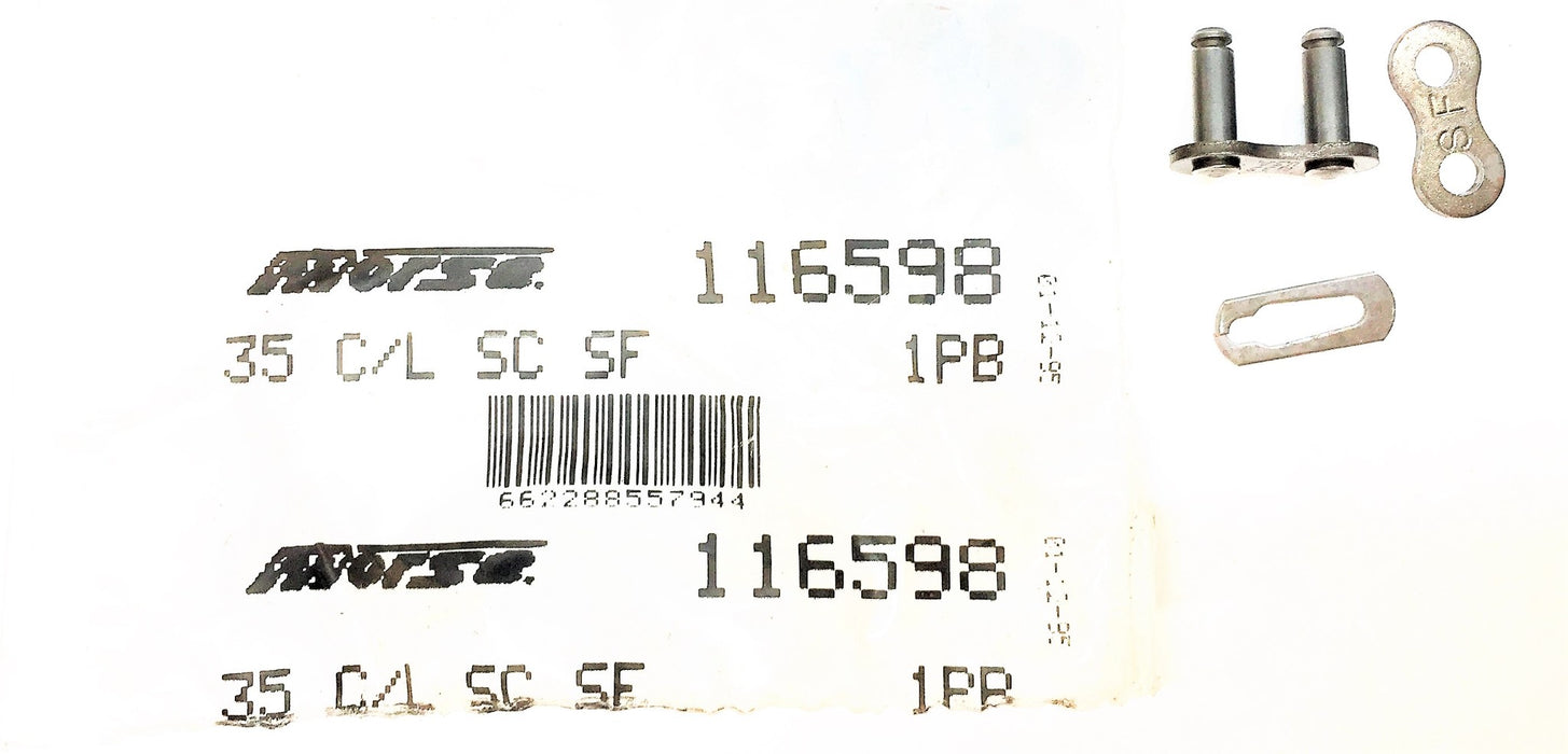 MORSE Link Spring Clip 116598 [Lot of 3] NOS