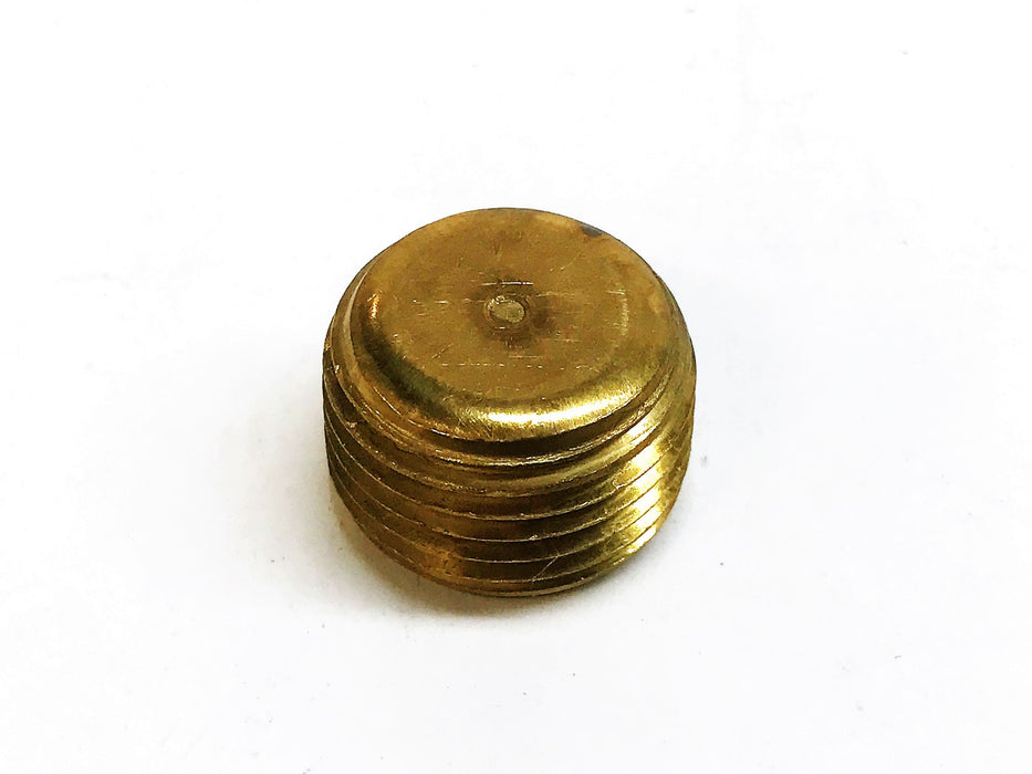 Unbranded Brass 1/2" Male Solid Square Head Plug [Lot of 6] NOS