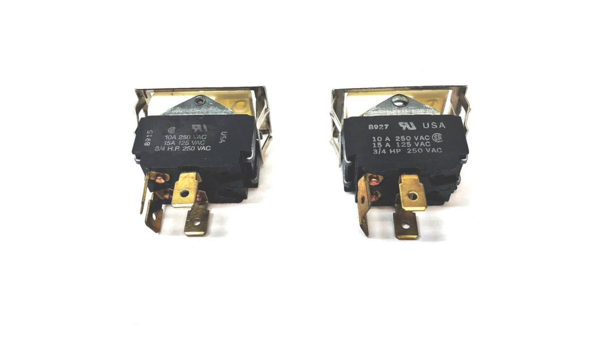 Unbranded 4-Pole 2 Position On/Off Rocker Switch 90382 [Lot of 8] NOS
