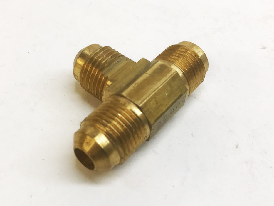 Unbranded Brass 3/8" Male Nipple Tee Fitting [Lot of 4] NOS