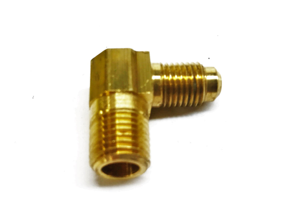 Unbranded Brass 1/4" Male x 1/8" Male Reducing Elbow [Lot of 9] NOS
