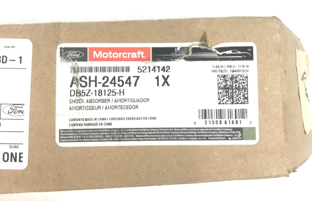 Ford Motorcraft Rear Shock Absorber For Explorer ASH-24547 (DB5Z-18125-H) NOS