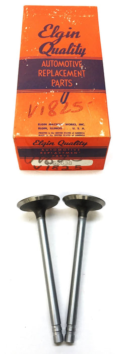 Elgin Quality HY-Chrome Intake Valve Set (2pcs) S2638 (V1825) NOS